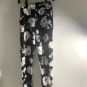 Boohoo floral trousers